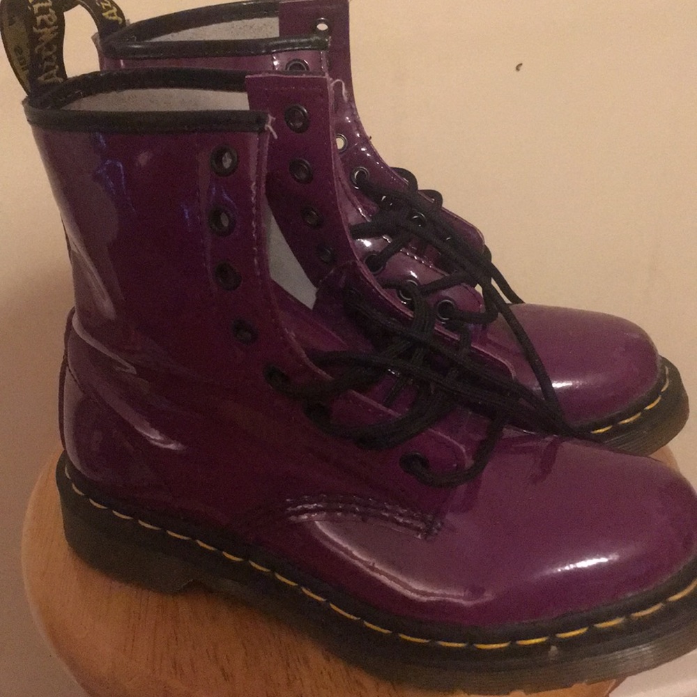 Purple Dr. Martens